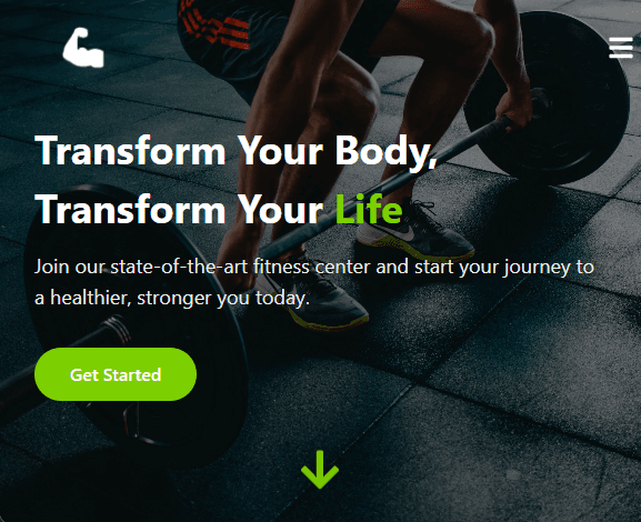 FitLab home page preview